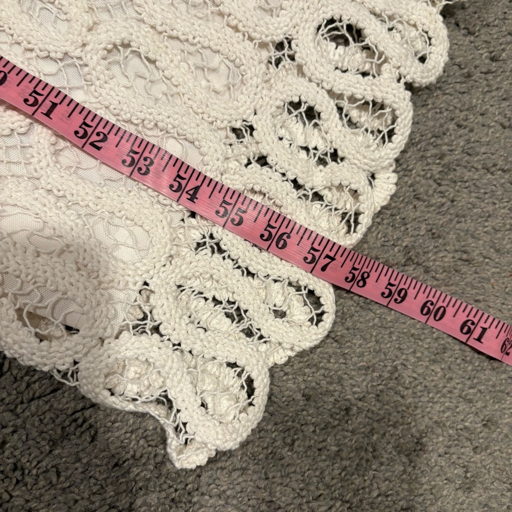 Simkhai New Elise Crochet Long Dress In White Size 12 $1,295.00 - Picture 15 of 16